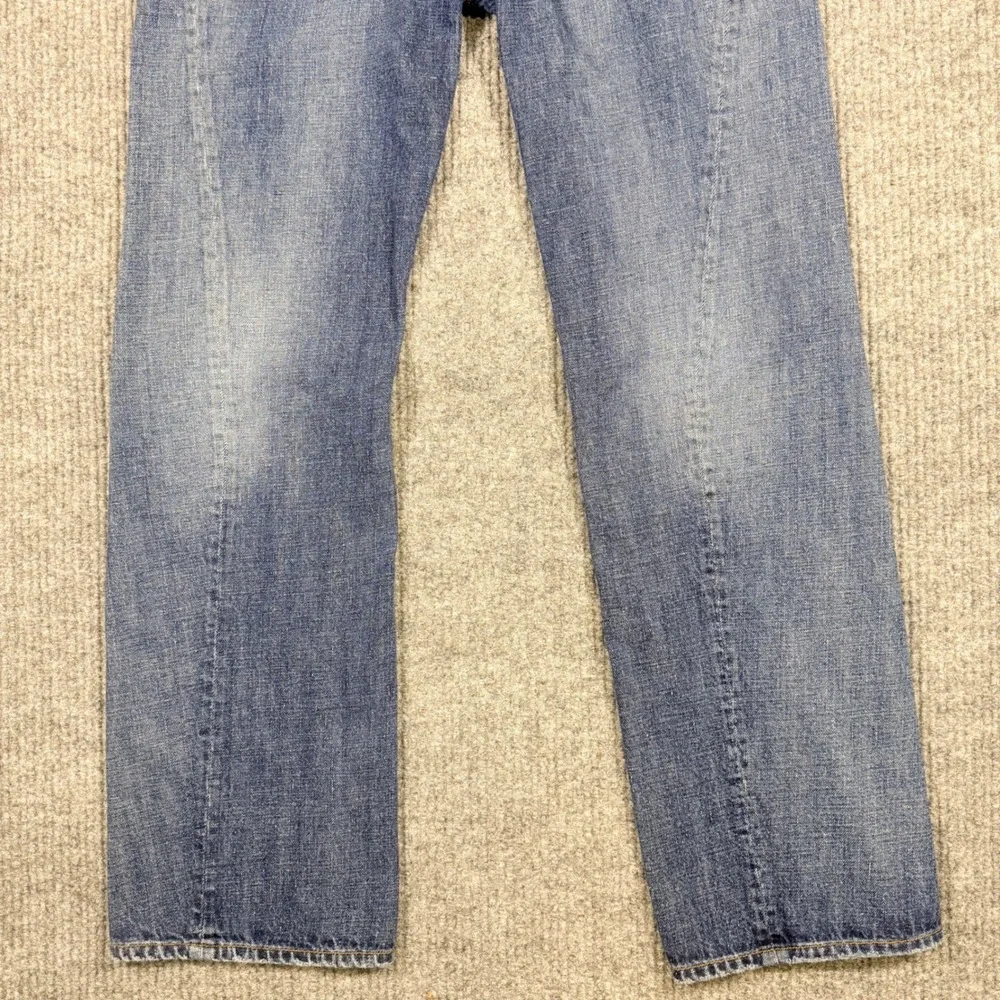 Levis Engineered Jeans Mens 32x32 Denim Straight Leg Twisted Seam Button Fly - Picture 4 of 14